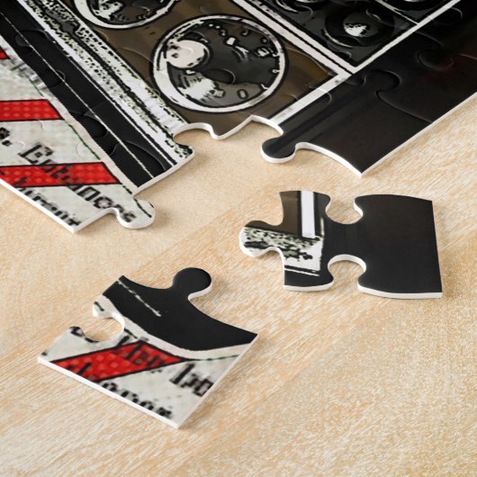 Retro Electronics Lautsprecher Kurz Wave Radio Puzzle (Seite)