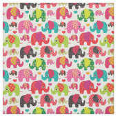 Retro Elefant scherzt Mustertapete Stoff (Muster)