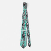 Retro Elegance: Greyhound von Moriz Jung Krawatte (Vorderseite)
