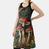 Retro-eleganter Pilzwald Schürze (InSitu)