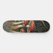 Retro-eleganter Pilzwald Skateboard (Horizontal)