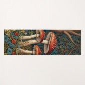 Retro-eleganter Pilzwald Yogamatte (Vorderseite (Horizontal))