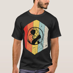 Retro Elektriker im Vintage-Grafikstil T-Shirt
