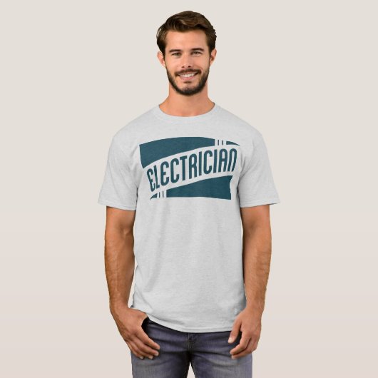 Retro Elektriker T-Shirt (Vorne ganz)