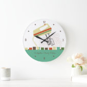 Retro elektrische Beaters Backen Mixer Küchenuhr Große Wanduhr (Zuhause)
