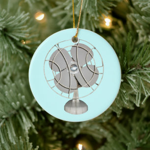 Retro-Elektrolüfter-Ornament Keramik Ornament