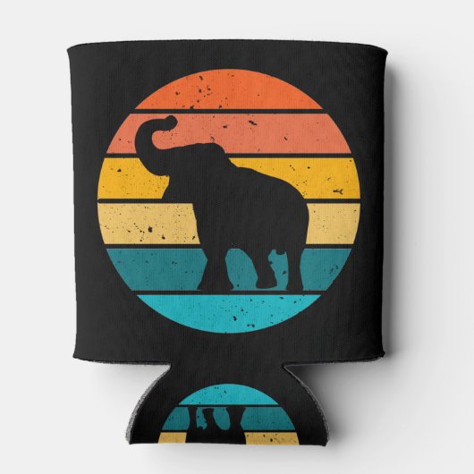 Retro Elephant Dosenkühler (Rückseite)