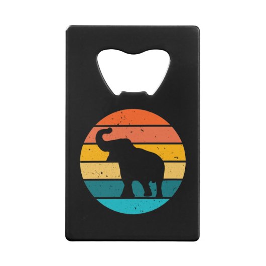 Retro Elephant Geldbeutel Flaschenöffner (Rückseite)