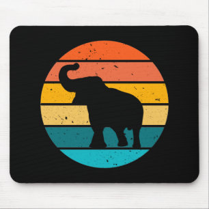 Retro Elephant Mousepad