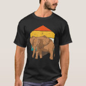 Retro Elephant T-Shirt (Vorderseite)