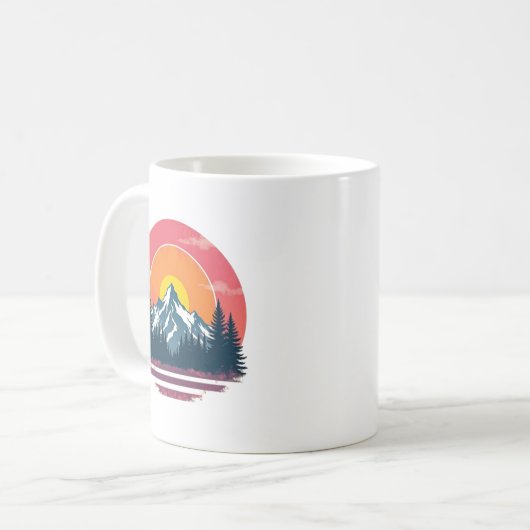 Retro-Elevation Kaffeetasse (Vorderseite Links)