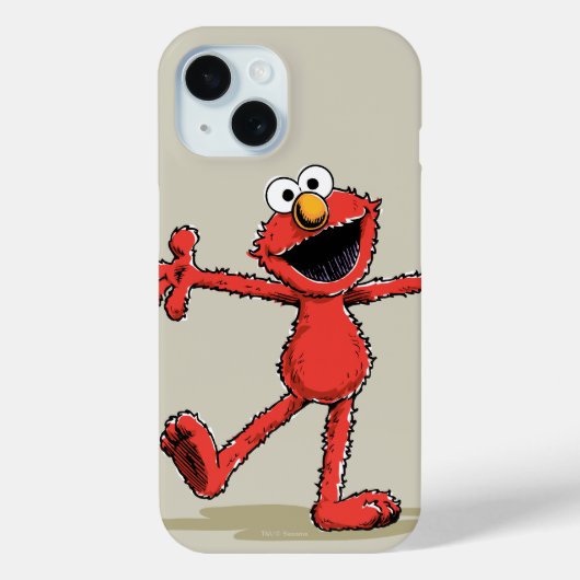 Retro Elmo Case-Mate iPhone Hülle (Rückseite)