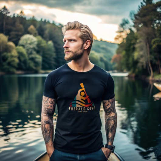 Retro Emerald Cove Kayaking T-Shirt