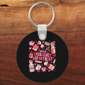 Retro Emergency Department Ed Er Nurse Valentines  Schlüsselanhänger (Vorderseite)