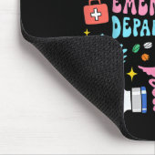 Retro Emergency Department Emergency Room Er Ed Nu Mousepad (Ecke)
