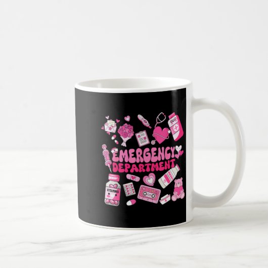 Retro Emergency Department Nk Valentine Er Nurse W Kaffeetasse (Rechts)
