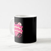 Retro Emergency Department Valentine Nk Nurse Aest Kaffeetasse (Vorderseite Links)
