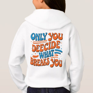 Retro-Empowerment-Hoodie – 'Nur du kannst entschei Hoodie