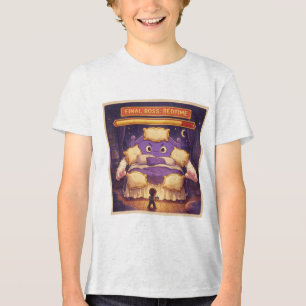 Retro-Endgegner-Spieler Tri-Blend Shirt