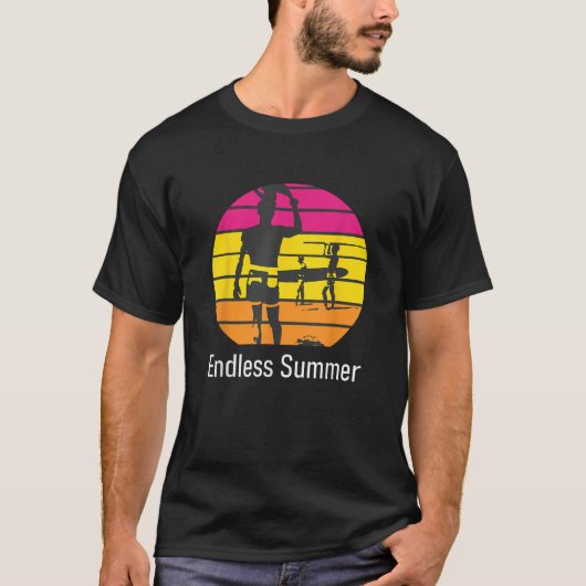 Retro Endless Summer T-Shirt (Vorderseite)