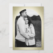 Retro-Engagement von Bierbrauen Einladung (Rückseite)