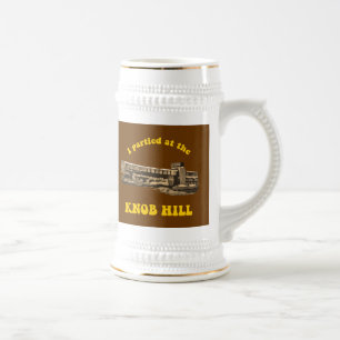 Retro Entwurf Griff-Hügel-Bierstein Bierglas