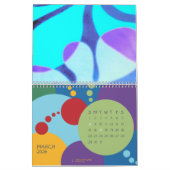 Retro Entwurf-Kalender Kalender (Mär 2026)