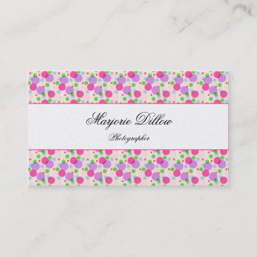 Retro Entwurfs-Geschäfts-Karten und/oder Visitenkarte (Vorderseite)