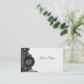 Retro Entwurfs-Visitenkarte Visitenkarte (Stehend Vorderseite)