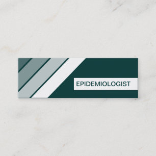Retro EPIDEMIOLOGE Mini Visitenkarte