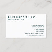 Retro-EPIDEMIOLOGIST Visitenkarte (Rückseite)