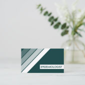 Retro-EPIDEMIOLOGIST Visitenkarte (Stehend Vorderseite)