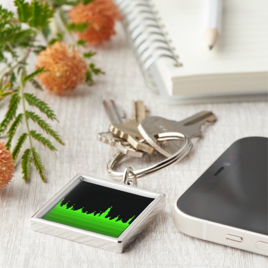 Retro Equalizer Schlüsselanhänger (Seite)