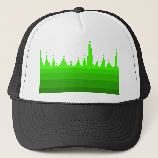 Retro Equalizer Truckerkappe (Vorderseite)