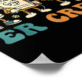 Retro Er Crew Emergency Room Funny Er Ed Nurse Tec Poster (Ecke)