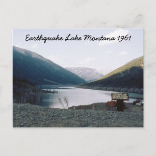 Retro Erdbeben Montana 1961 Postard Postkarte