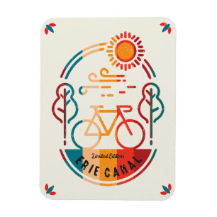 Retro Erie Canal Radweg. Magnet