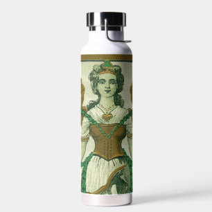 Retro - Erin Go Braugh. St. Patricks Day Grüße Trinkflasche
