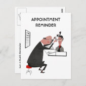 Retro-Erinnerung nach der Postkarte Optometriker (Vorne/Hinten)