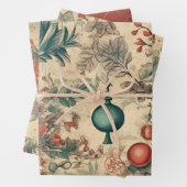 Retro-Erinnerungen Geschenkpapier Set (Beispiel)