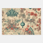 Retro-Erinnerungen Geschenkpapier Set (Vorderseite)