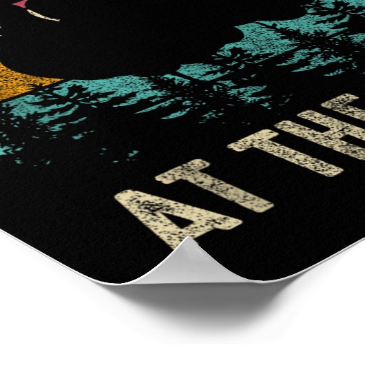 Retro Erntedank Coolste Türkei bei Table Boys Ki Poster (Ecke)