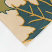 Retro Erntedank-Fall-Herbst-Blätter Fleecedecke (Ecke)