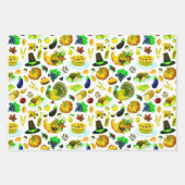 Retro-Erntedank Geschenkpapier Set (Vorderseite 3)