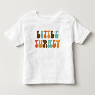 Retro Erntedank Little Turkey Shirt