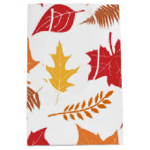 Retro Erntedank Mittlere Geschenktüte (Vorderseite)