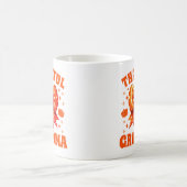 Retro Erntedank Oma Coquette Bow Kaffeetasse (Mittel)