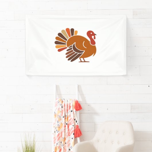 Retro Erntedank Türkei - Fall Harvest Design Cl Banner (Insitu)