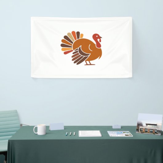 Retro Erntedank Türkei - Fall Harvest Design Cl Banner (Messeveranstaltung)