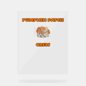 Retro Erntedank Türkei - Fall Harvest Design Ov Acrylschild (Vorderseite)